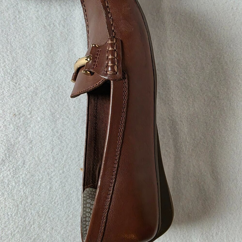 Lauren Brown Loafers Flats - Picture 5 of 9